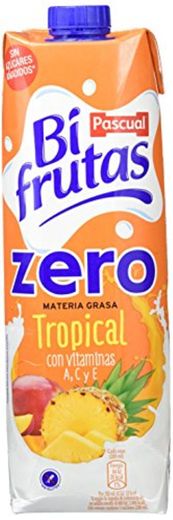 Bifrutas Zumo Leche TROPICAL ZERO - Paquete de 8 x 1000 ml