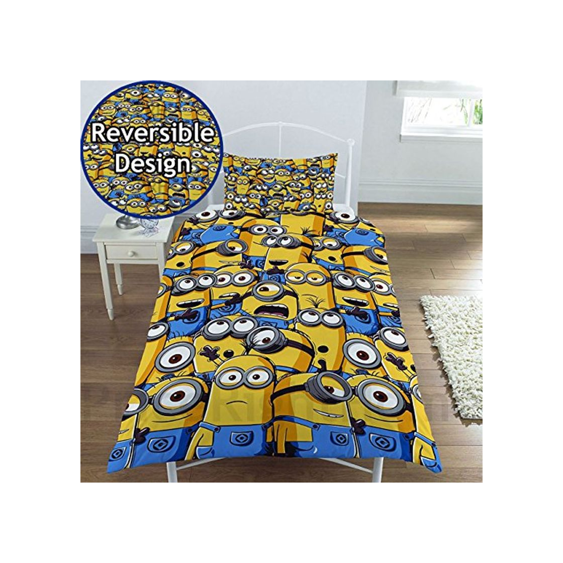 Producto Minions Juego de Funda de edredón para Cama Individual GRU