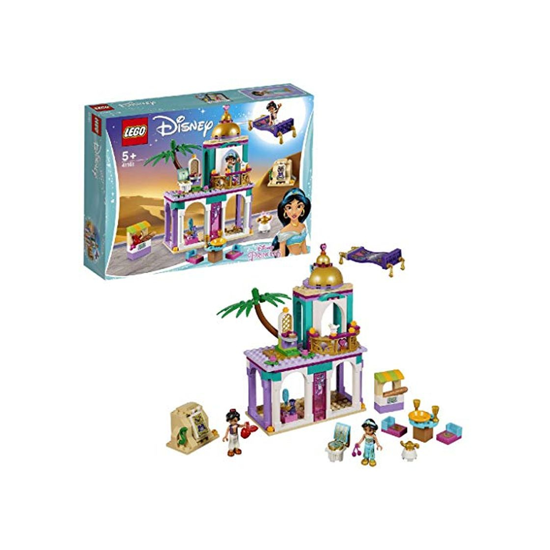 Social LEGO Disney Princess - Aventuras en Palacio de Aladdín y Jasmine, juguete
