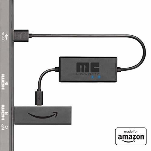 Mission Cables MC45 - Cable USB de Corriente para el Amazon Fire