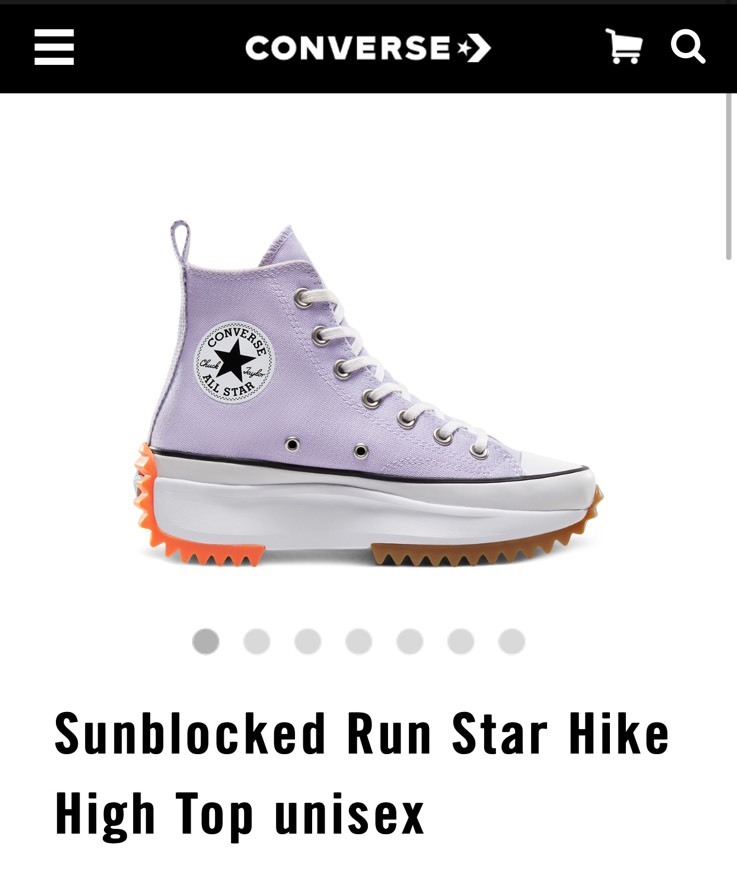 Moda Converse run star moradas 😍