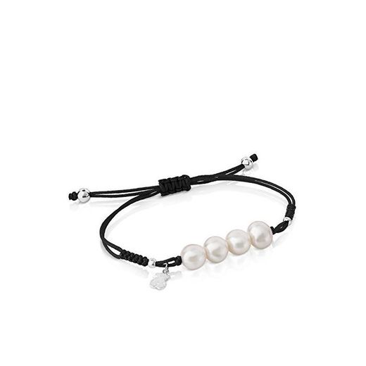 TOUS Pulsera cuerda Mujer plata