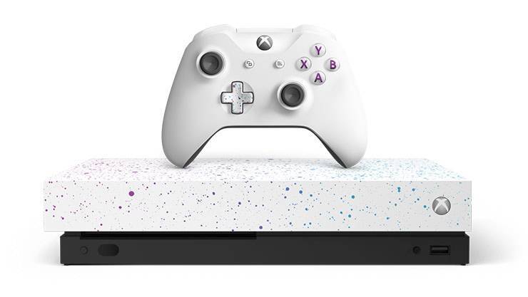 Videogames Consola Xbox One X Hyperspace Special Edition (1 TB)