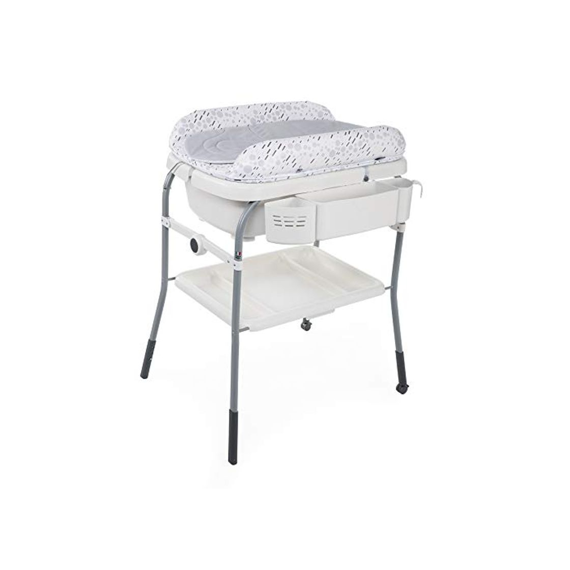 Social Chicco Cuddle&Bubble Bañera y cambiador 2 en 1, plegable y compacta, peso