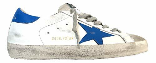 Producto Golden Goose - Zapatillas de Hombre Vintage Superstar G35MS590.Q23 Blanco-Azul Blanco Size