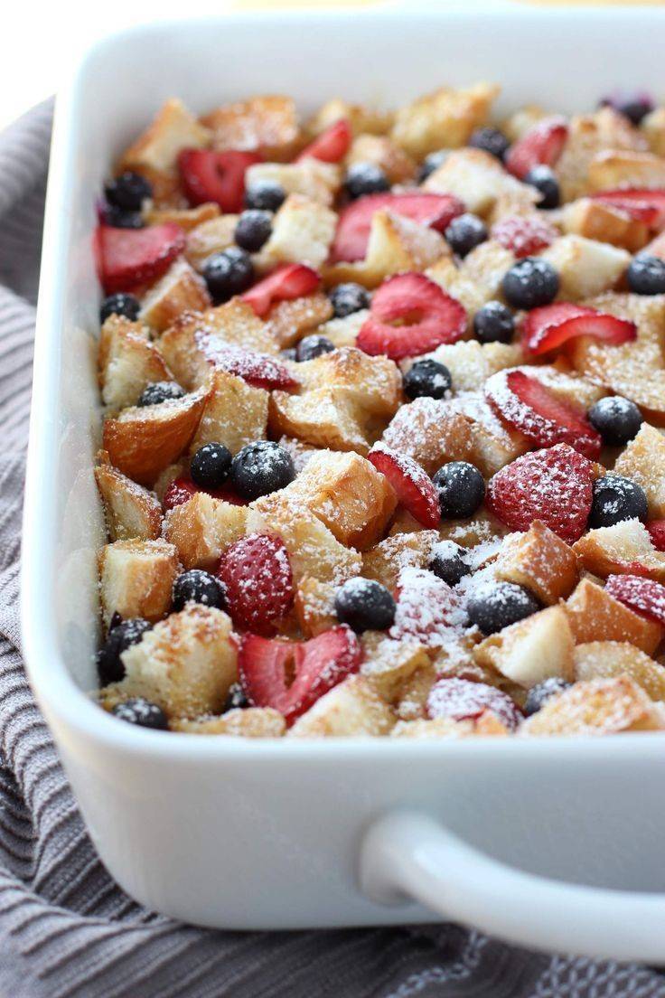 Berry french toast casserole