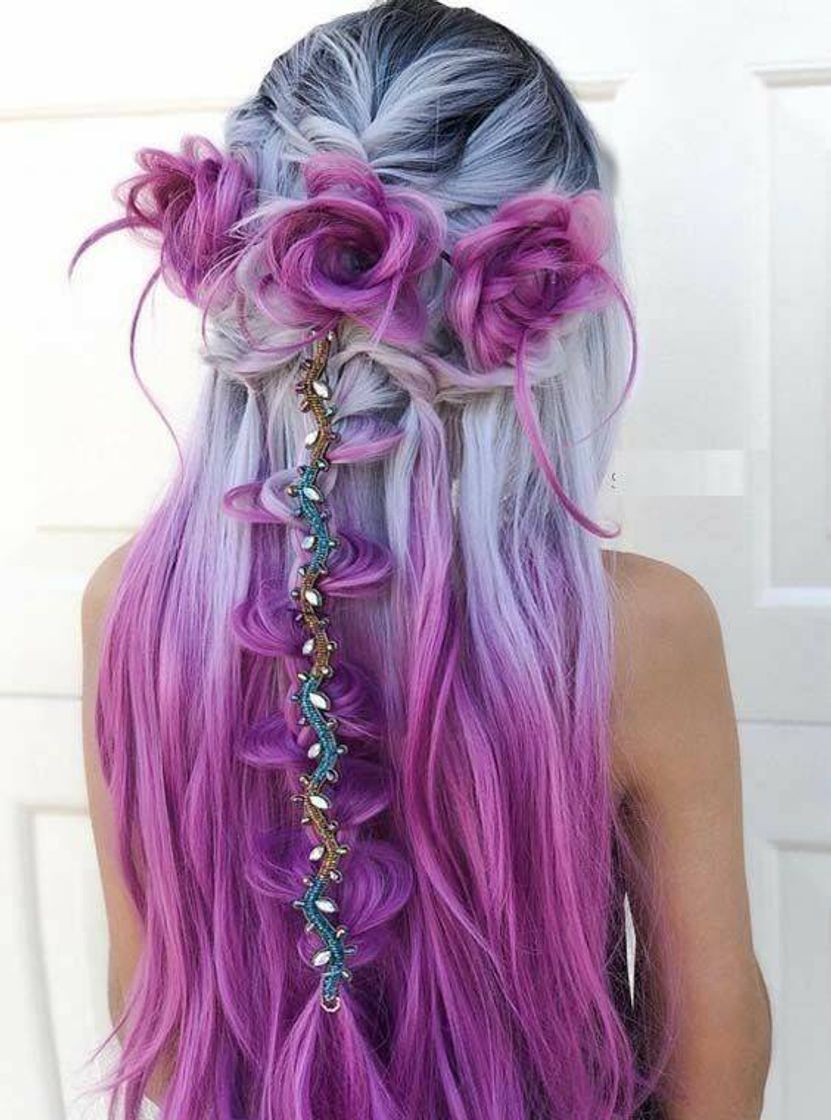 Fashion Cabelo colorido 🌈