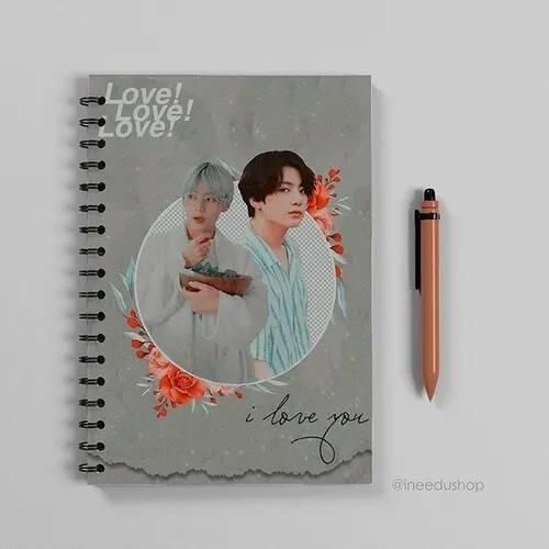 caderno BTS