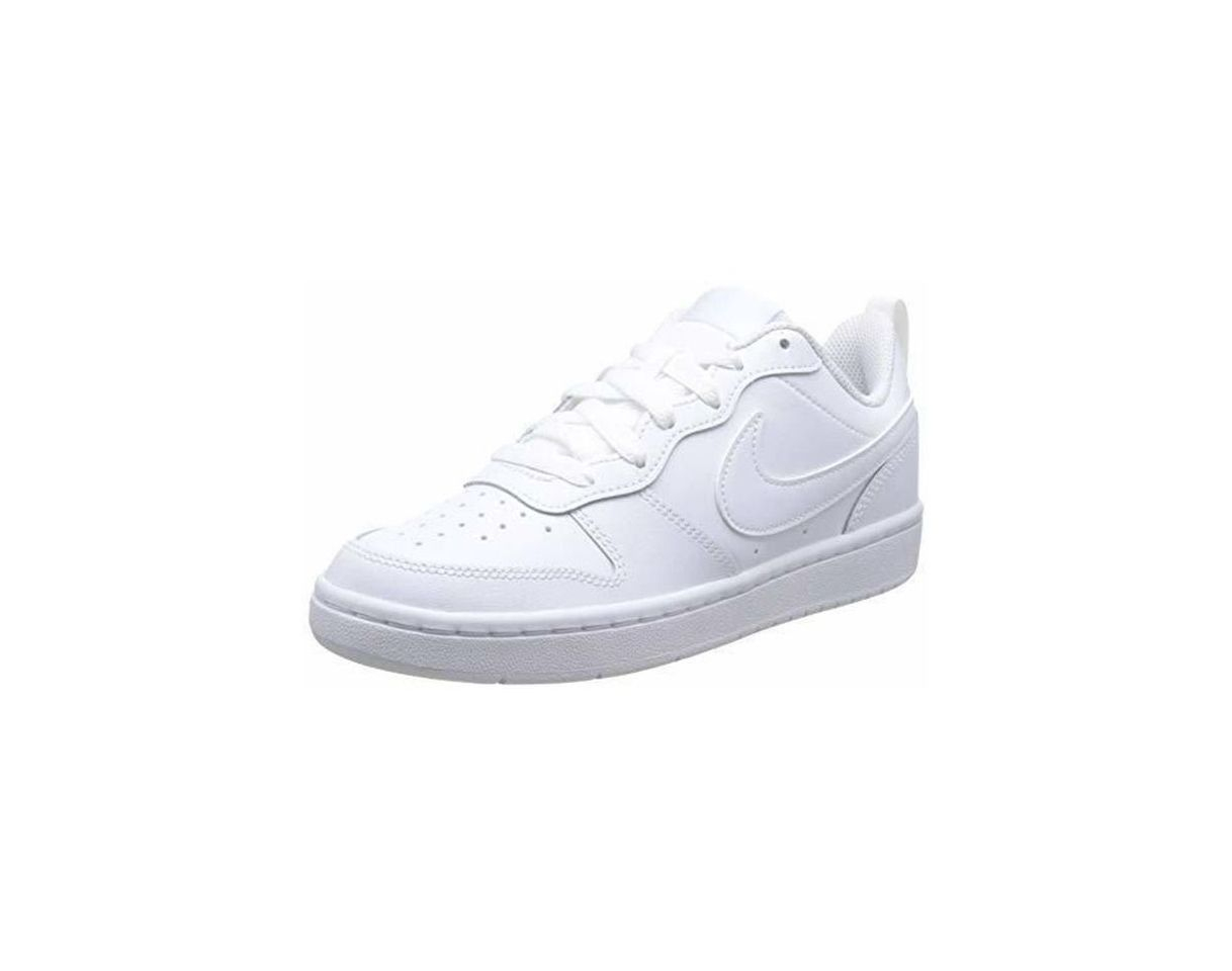 Product Nike Court Borough Low 2, Zapatillas de Baloncesto para Niños, Blanco