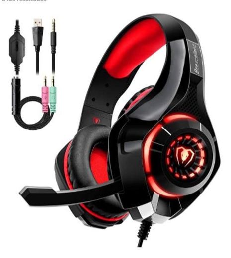 Auriculares Gaming Premium Stereo con Microfono para PS4 PC 