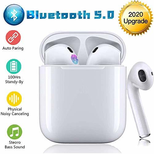 Social Auriculares Bluetooth 5.0 Inalámbricos TWS i12 Touch Control y Pop-Up Conexión Sonido
