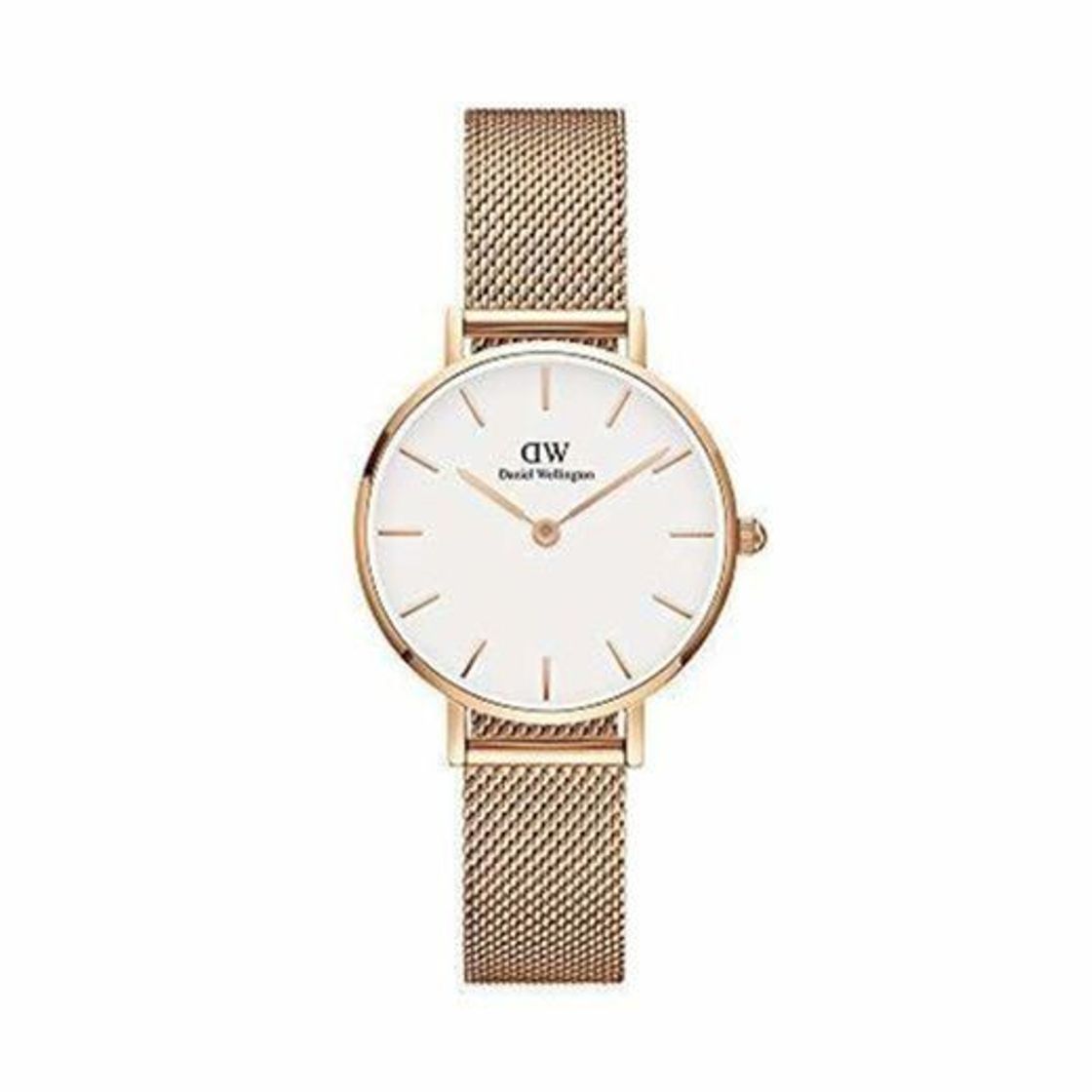Social Daniel Wellington Reloj Analógico para Mujer de Cuarzo con Correa en Acero