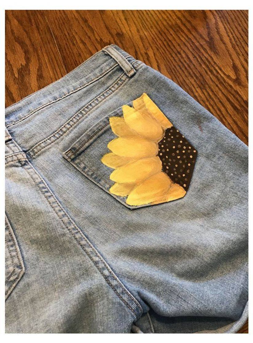 Moda Costumização no  jeans 🌻