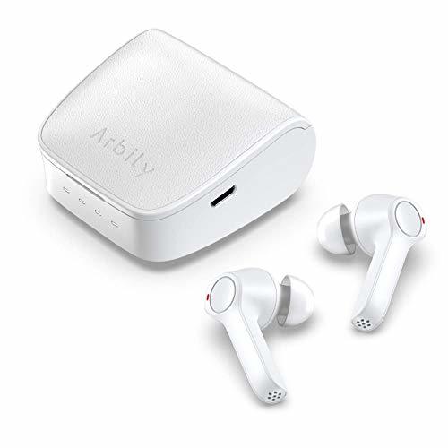 Product Arbily Auriculares Inalámbricos, Auriculares Estéreo Bluetooth 5.0 en la Oreja con Caja