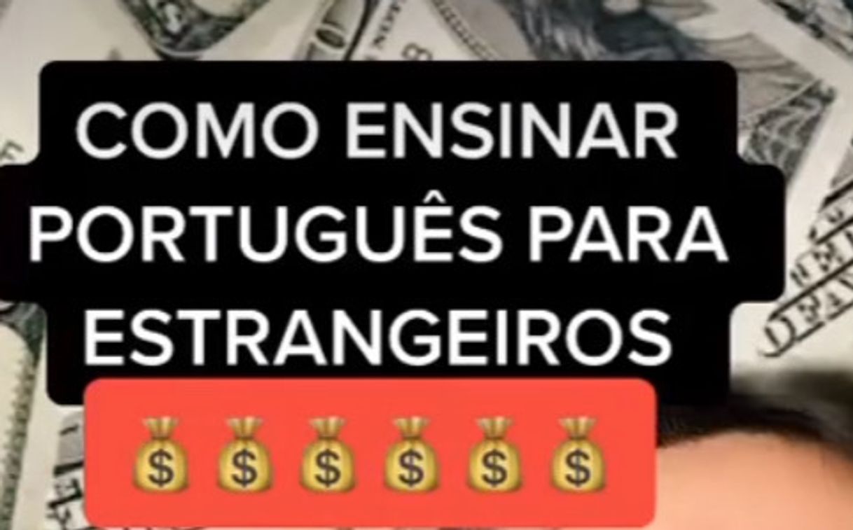 GANHNDO DINHEIRO ENSINANDO PORTUGUÊS.
