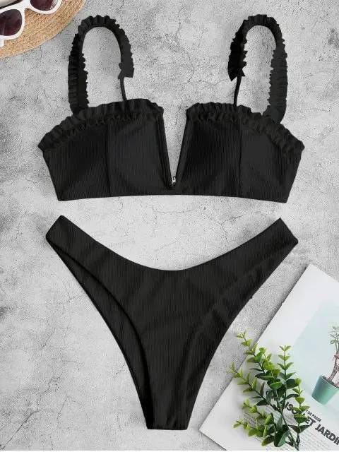 Bikini Decote em 'V' // Existe em preto  ou branco 