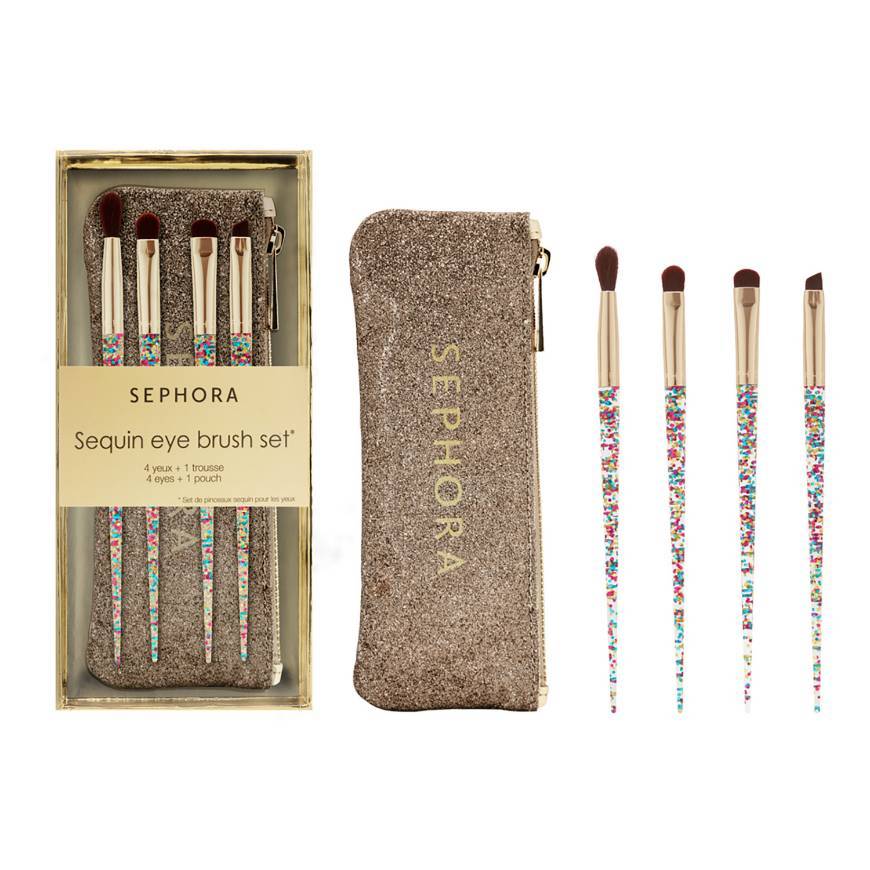 Set de 4 pincéis para os olhos Sephora Collection 
