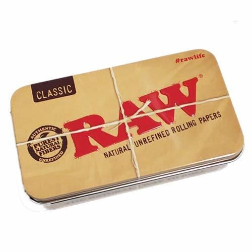 RAW Stoners - Juego de caja de metal con 4 paquetes de