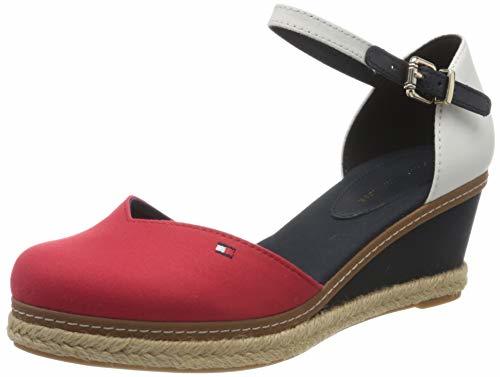 Producto Tommy Hilfiger Basic Closed Toe Mid Wedge, Sandalias con Punta Abierta para