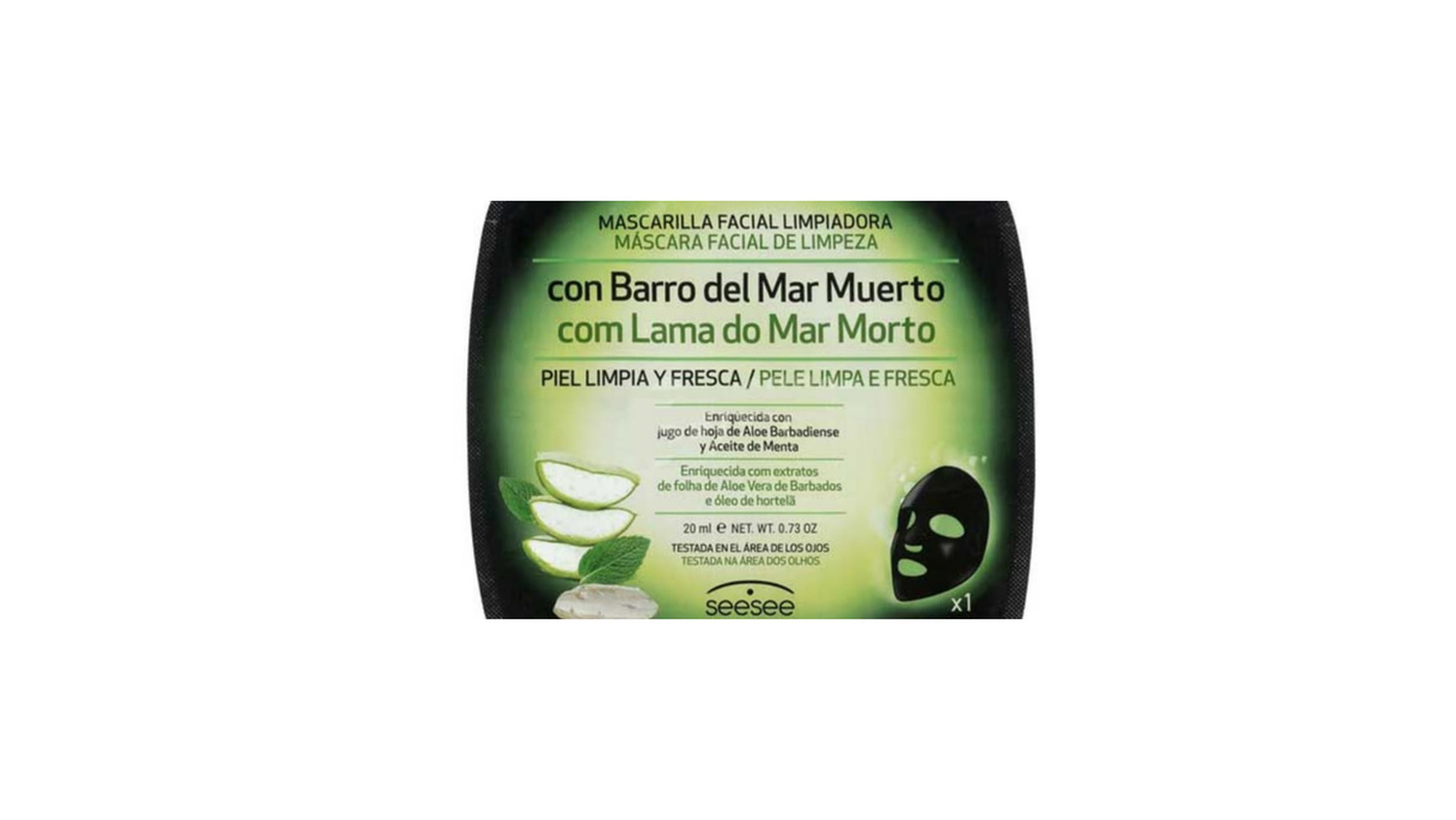 Product Seesee mascarilla facial con barro del Mar Muerto