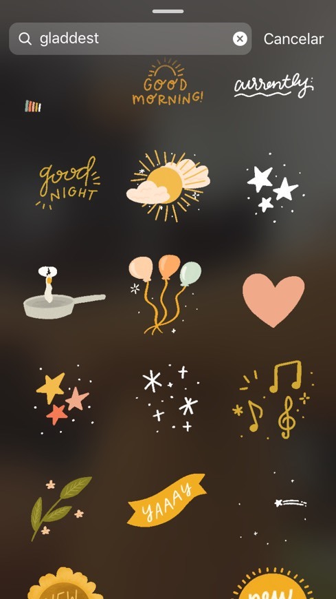 Social Gifs amarelos 🌼