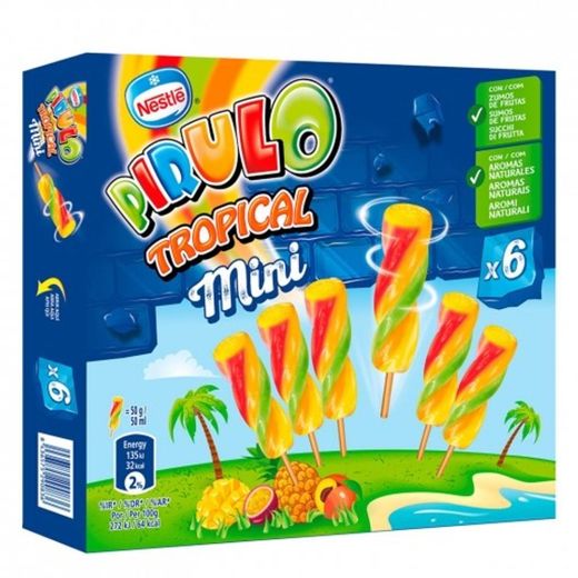 Mini helado Tropical Pirulo Nestlé Helados 6 ud. | Carrefour ...