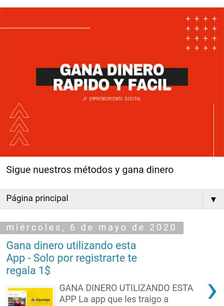 Social Web de emprendimiento, gana dinero $$$ sin inversión.