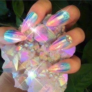 Fashion Unhas holográfica 