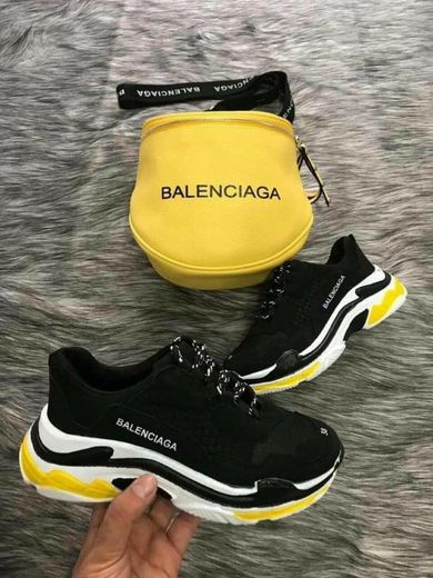 Tenis balenciaga preto e Amarelo 🖤💛