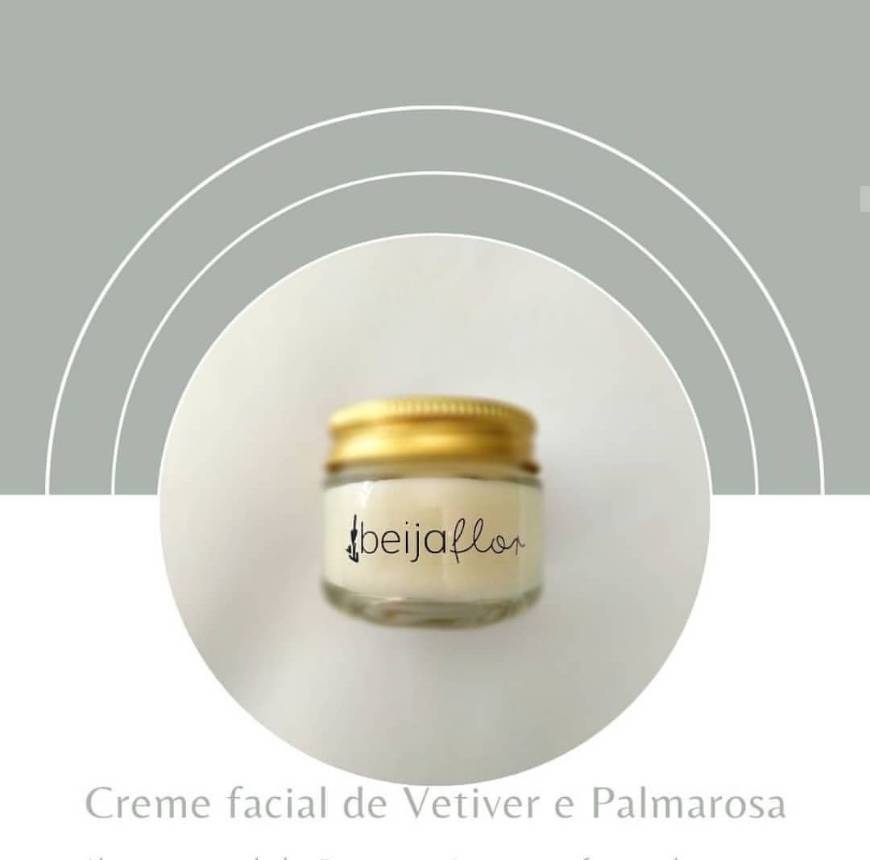 Product Creme facial de Vetiver e Palmarosa