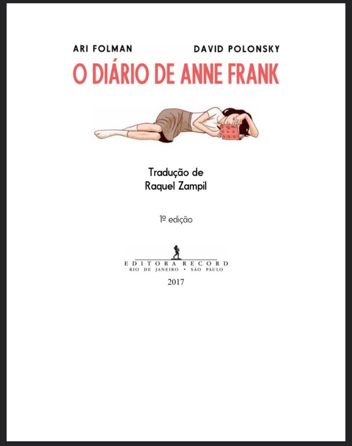 Book O Diário de Anne Frank em HQ