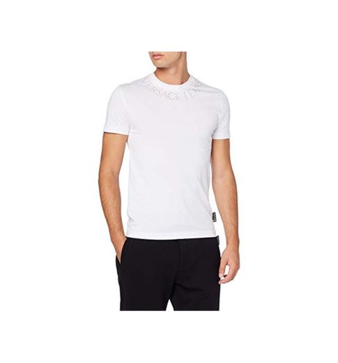 Versace Jeans Couture Man T-Shirt Camiseta de Tirantes, Blanco