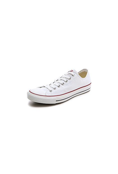 Fashion Converse Chuck Taylor All Star Ox, Zapatillas de Lona, Unisex, Blanco