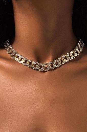 Producto blinged out chain necklace