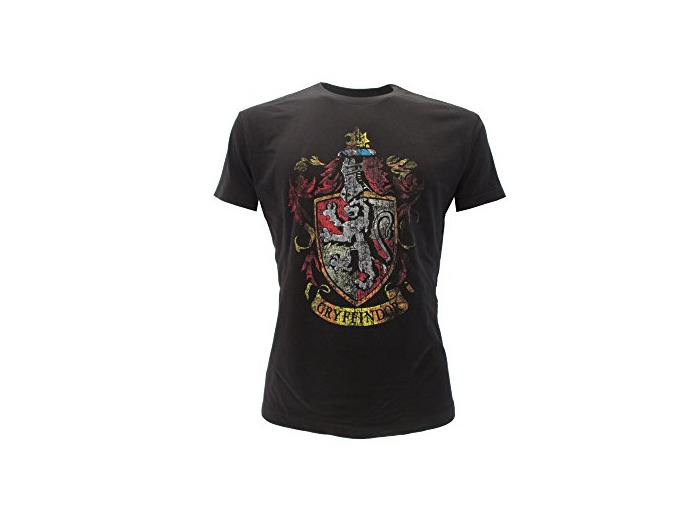 Social T-Shirt Camiseta BLASON Armas de Casa de GRYFFINDOR Harry Potter - 100%