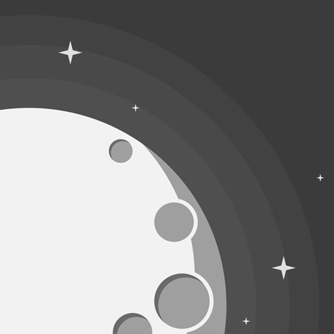 App MOON - Current Moon Phase