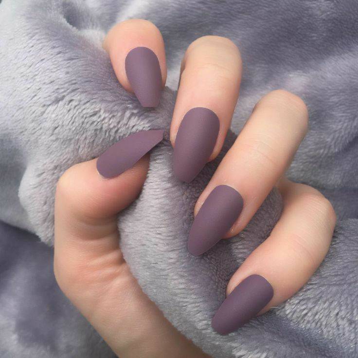 Moda 👾Purple Nails