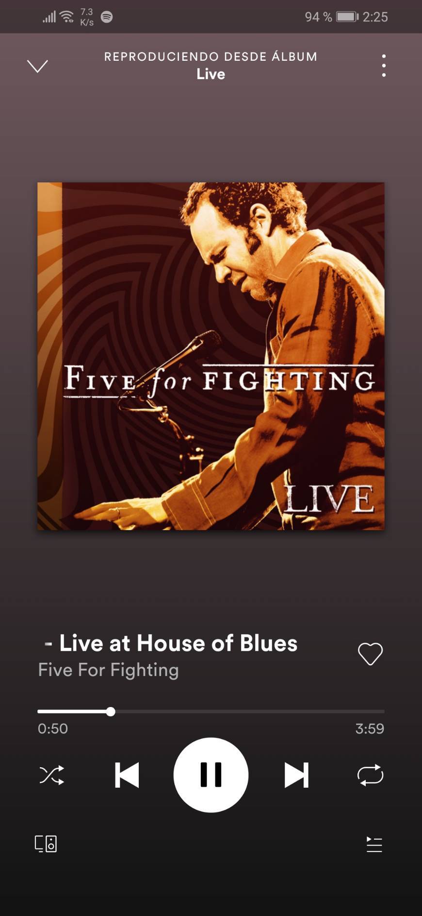 Music Five for Fighting