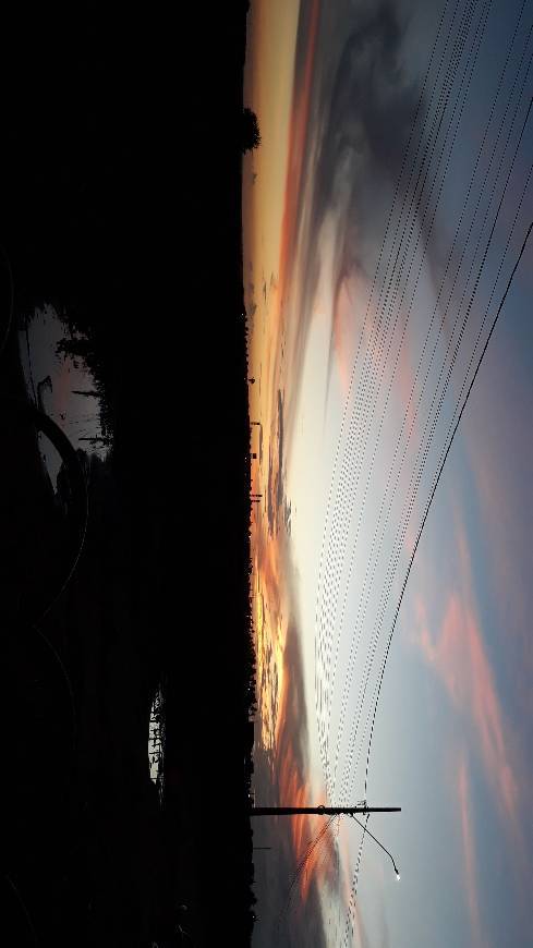 pôr do sol