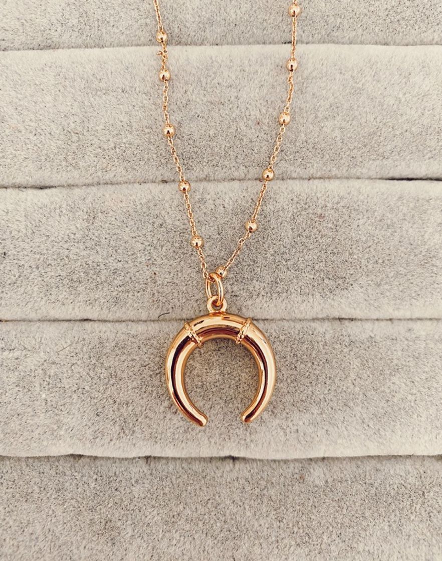 Productos Gold Horn Necklace - Brooke