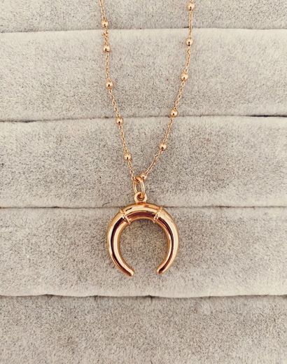 Gold Horn Necklace - Brooke
