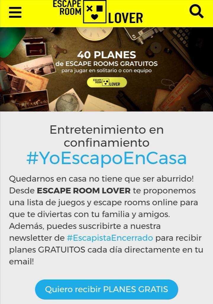 Product escape rooms online gratuitos