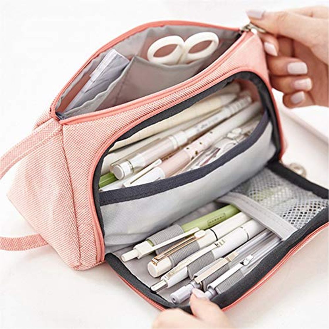 Social AidShunN Multifuncional Estuche de lápices de Gran Capacidad Bolsa de Lona Premium