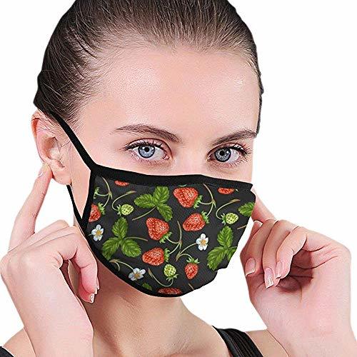 Social Mascarillas de boca de fresas rojas para compras