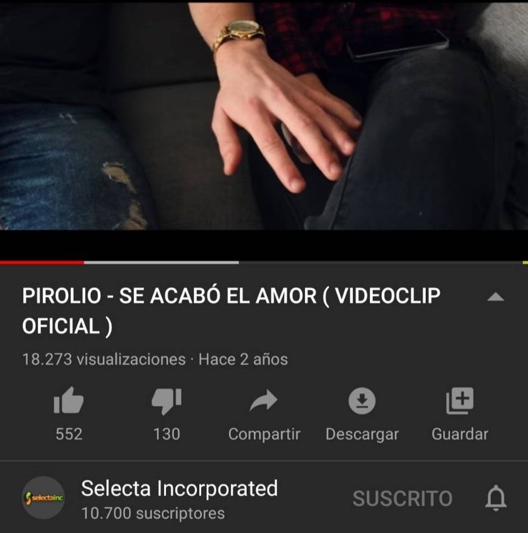 Canciones PIROLIO - SE ACABÓ EL AMOR ( VIDEOCLIP OFICIAL ) 