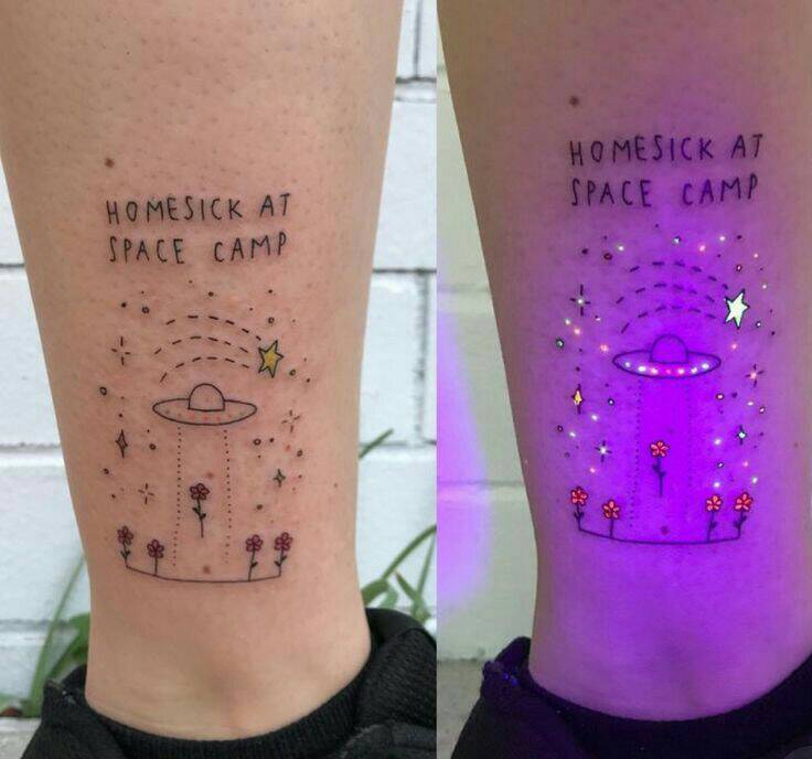 Fashion Tatuagem neon 2/0