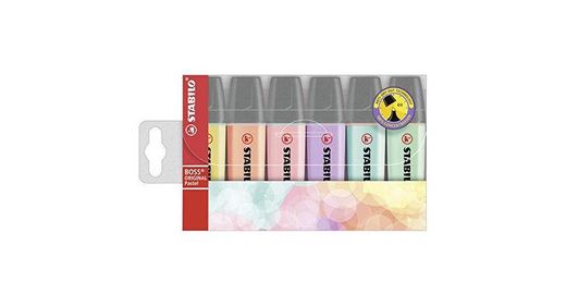 STABILO BOSS Original PASTEL - Marcador - Estuche 6 colores