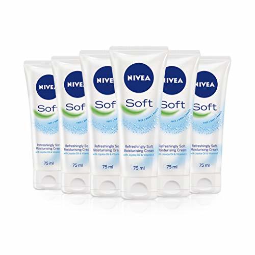 Belleza 6x Nivea SOFT Moisturising Cream Tube 75ml by Nivea