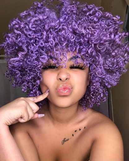 Cabelo roxo 