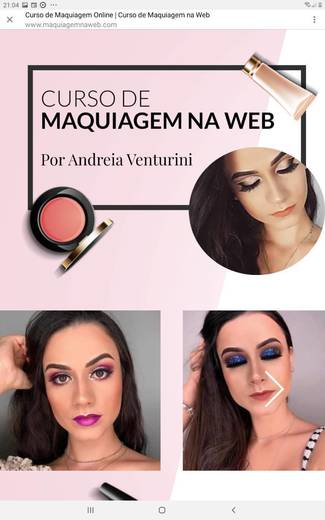 Curso make na web